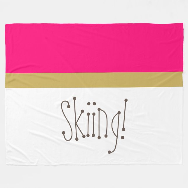 Moderner, hellrosa weißer weißer, weißer, weißer,  fleecedecke (Vorderseite (Horizontal))