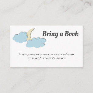 Moderner Himmel mit weißem, neutralem Windeln Begleitkarte