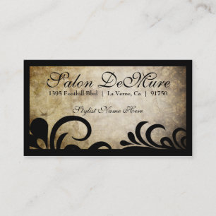 Moderner hoch entwickelter Designer-Salon Terminkarte