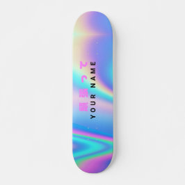 Moderner holografischer Name Japanischer Wave Skateboard