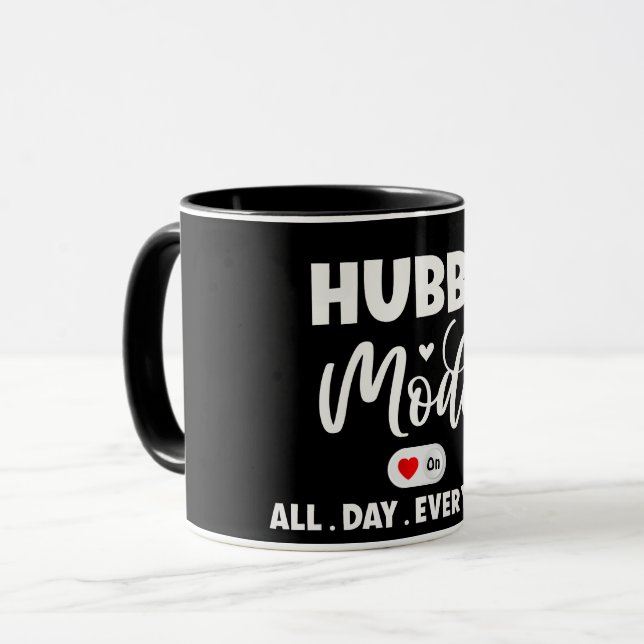 Moderner Hubby-Modus Jeden Tag Tasse (Vorderseite Links)