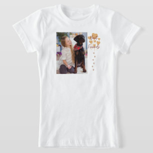 Moderner Hund Lover Single Foto T - Shirt