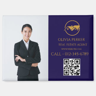 Moderner Immobilienmakler für Werbung Magnet