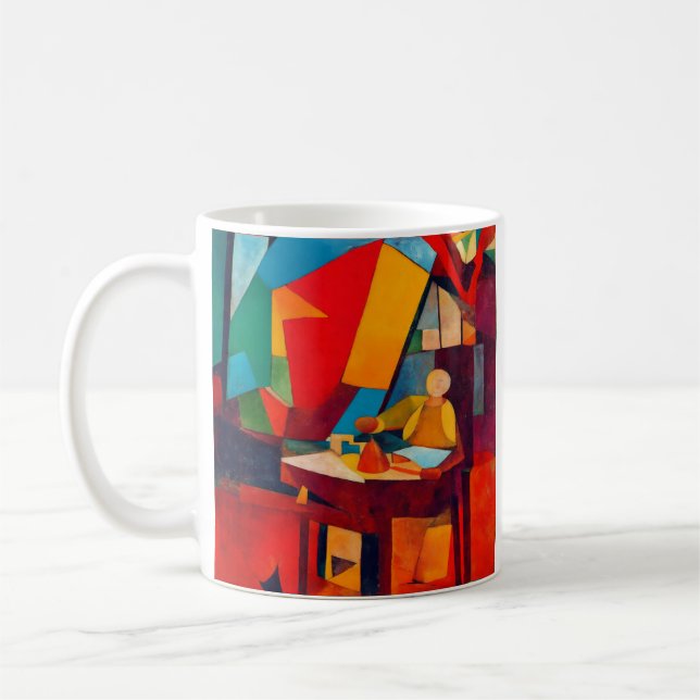 Moderner Impressionist Ein Künstlerstudio Kaffeetasse (Links)