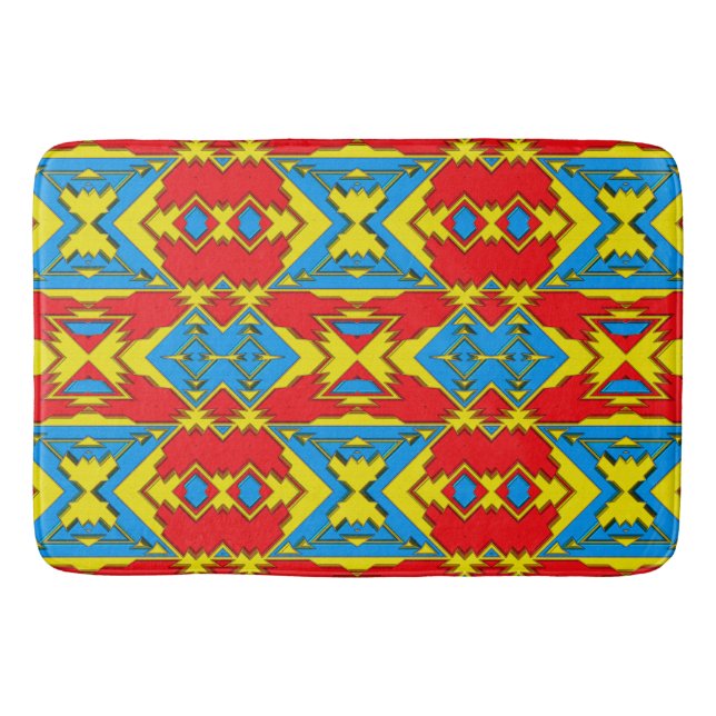 Moderner Indianer 12-Badermatte Badematte (Vorderseite)