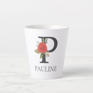 Moderner, individuell anpassbarer Mit Monogramm Br Milchtasse