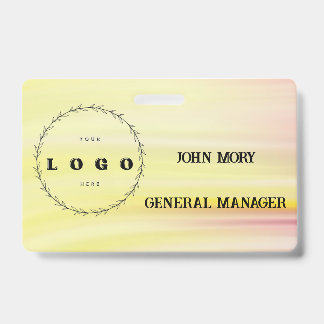 Moderner Individuelle Name Ausweis