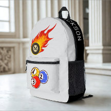 Moderner Individuelle Name Billiard Ball