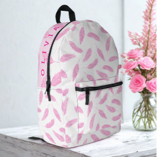 Moderner Individuelle Name Flamingo Pater Light Pi Bedruckter Rucksack