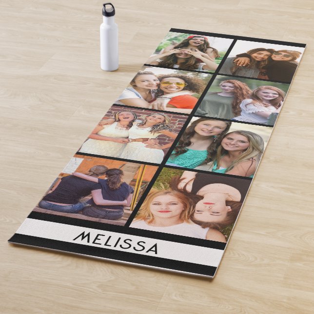 Moderner Individuelle Name für 8 Fotolagenseiten Yogamatte (Beispiel)