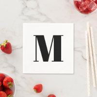 Moderner, individueller Anfangsbuchstabe Monogramm