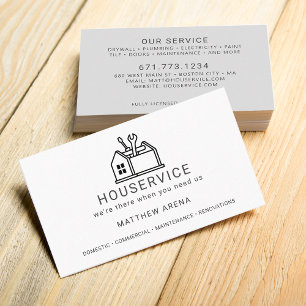 Moderner Instandhaltungsdienst für AN Visitenkarte