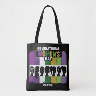 Moderner Internationaler Frauentag Vielfältige F