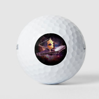 Moderner James Webb Weltraum naseleskop Raum Golfball