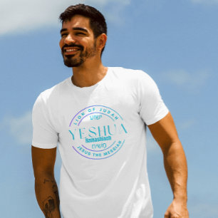 Moderner Jesus Monogram Typografie-T - Shirt