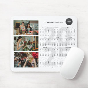 Moderner Kalender 2025 Neujahr Minimalistisch 3 Fo Mousepad