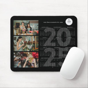 Moderner Kalender 2025 Neujahr Minimalistisch 3 Fo Mousepad