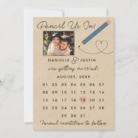 Moderner Kalender "Bleistift in"