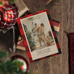 Moderner Karierter Happy Holiday | FOTO<br><div class="desc">Moderner Karierter Happy Holiday | FOTO</div>