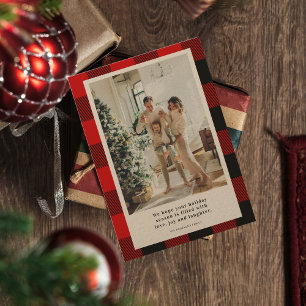 Moderner Karierter Happy Holiday FOTO