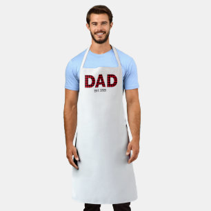 Moderner Karierter Vater in Buffalo Schürze