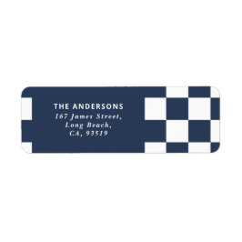 Moderner Karo mit weitem Rand - minimaler Weihnach