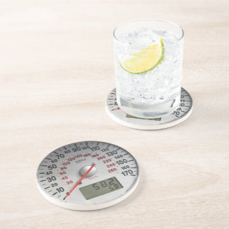 Moderner Kfz-Geschwindigkeitsmesser 170 MPH Getränkeuntersetzer