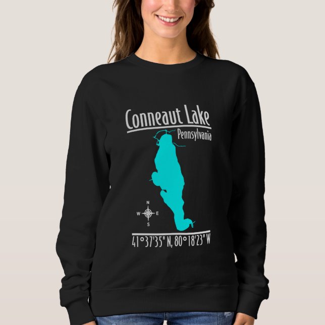 Moderner Konneaut-See - Pennsylvania Sweatshirt (Vorderseite)