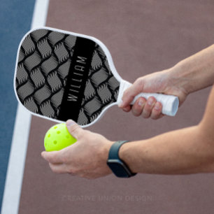 Moderner Korbweidegang minimaler Pickleball Schläger