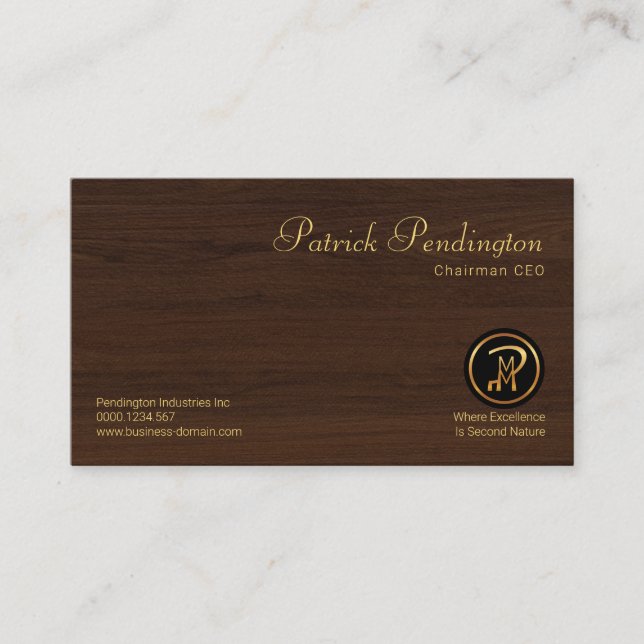 Moderner korporativer Minimalistischer feiner Visitenkarte (Vorderseite)