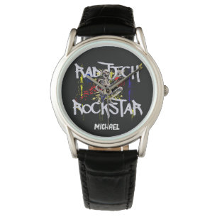 Moderner Krasser Tech Rockstar Armbanduhr