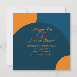 Moderner Kreis Save the Date