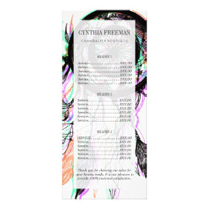 Moderner künstlerischer amerikanischer Ureinwohne Werbekarte