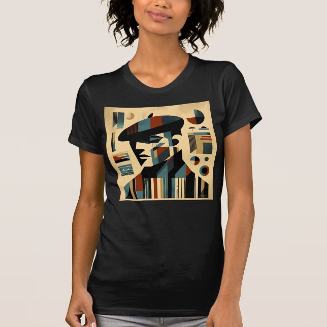 Moderner Kunstmann aus dem Mittelalter T-Shirt (Vorderseite)