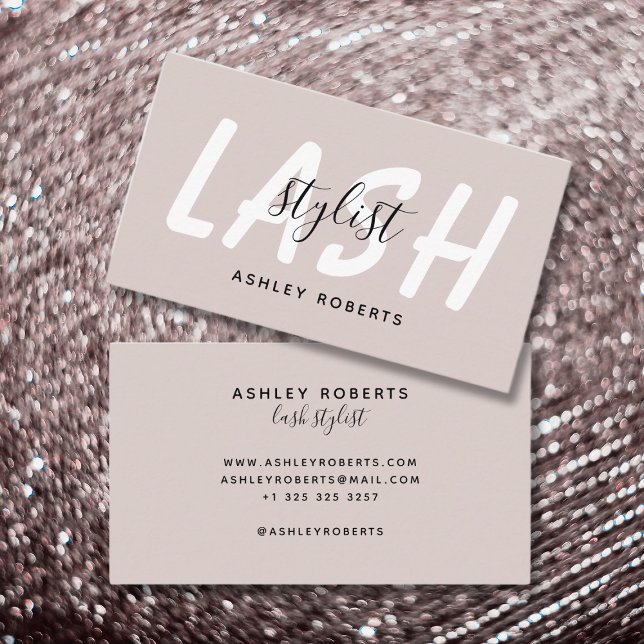Moderner lastischer Stylist Visitenkarte (Von Creator hochgeladen)