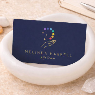 Moderner Lebenscoach Healing Hands Spirituelles Wo Visitenkarte