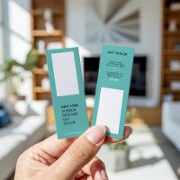 Moderner, leicht aquamariner minimalistischer Desi