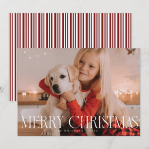 Moderner Ligature Schriftart Frohe Weihnachten Fot