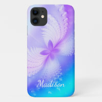 Moderner, Lila, Girl-Abstrakter Schmetterling-Name
