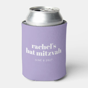 Moderner Lila Lavender Bat Mitzvah Custom Gevor Dosenkühler