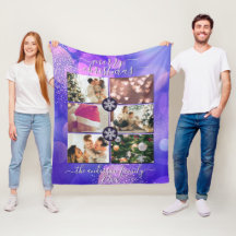 Moderner Lila Rosa Gold Glitzer Frohe Weihnachten