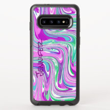 Moderner Lila Swirl