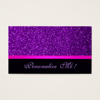 Moderner, Lila Trendy Girly Glitzer