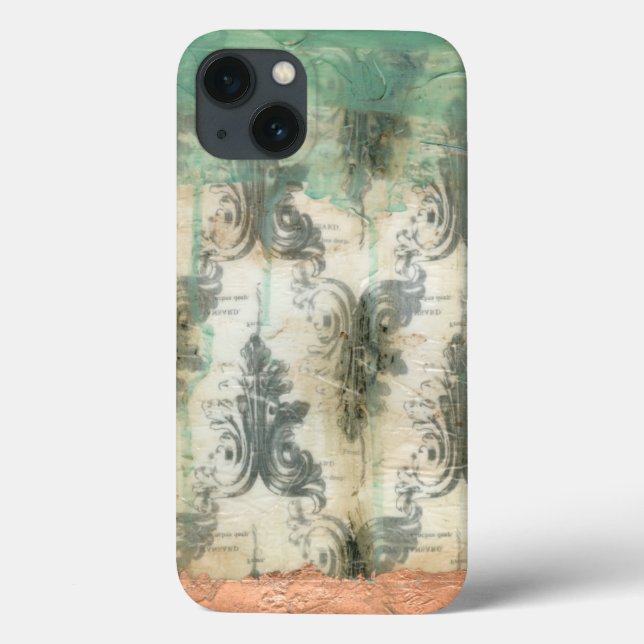 Moderner Lilien-Entwurf Case-Mate iPhone Hülle (Rückseite)