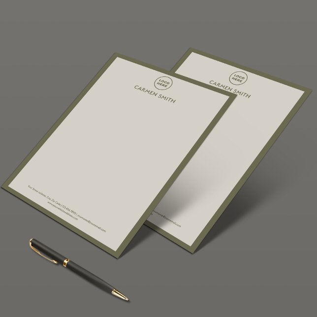 Moderner Luxus Innenarchitektur Designer Letterhea Briefbogen (Von Creator hochgeladen)