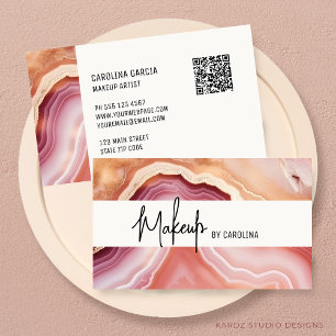 Moderner Luxus Makeup Artist Visitenkarte