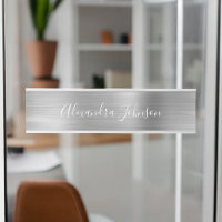 Moderner Luxus Silberner Geschäftsweg Moderner