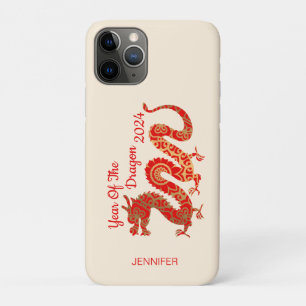 Moderner Mandala Dragon 2024 Chinesisches Neujahr Case-Mate iPhone Hülle