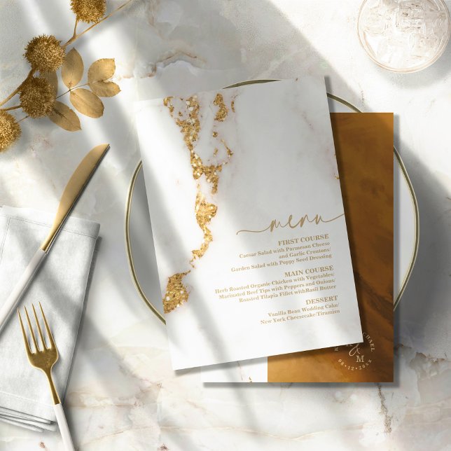 Moderner Marmor-Glitzer Wedding Gold ID816 (Von Creator hochgeladen)