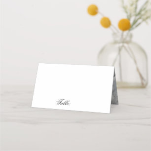 Moderner Marmor im Inneren Blank Table Guest Platzkarte